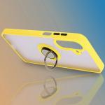 Carcasa Bizon Hybrid Ring compatibila cu Samsung Galaxy A26 5G, Galben 7 - lerato.ro
