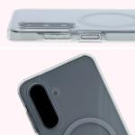 Carcasa Bizon CrystalO cu MagSafe compatibila cu Samsung Galaxy A26 5G, Transparent 5 - lerato.ro