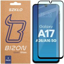 Set 2 folii sticla securizata Bizon Glass Edge Duo compatibile cu Samsung Galaxy A16 4G / 5G / A17 5G / A26 5G, Negru