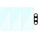 Set protectie 4in1 Bizon Glass Clear Pack, 3 folii sticla ecran + 1 folie sticla camera foto, compatibil cu Samsung Galaxy A26 5G, Transparent 7 - lerato.ro