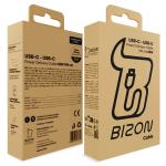 Cablu pentru incarcare si transfer de date Bizon C354, 2x USB-C, 60W, 3A, 1m, Alb 14 - lerato.ro