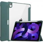 Husa Bizon Tab Clear Matt compatibila cu iPad Air 4 2020 / 5 2022 / 6 2024 / iPad Pro 11 2018, Dark Green 2 - lerato.ro