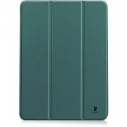 Husa Bizon Tab Croc compatibila cu iPad Air 4 2020 / 5 2022 / 6 2024, Dark Green
