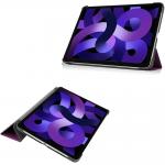 Husa Bizon Tab Croc compatibila cu iPad Air 4 2020 / 5 2022 / 6 2024, Dark Purple 4 - lerato.ro