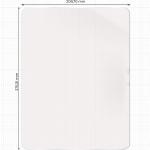 Set 2 folii protectie Bizon Glass Tab Film Sun compatibile cu iPad Air 13 inch M3 2025, Transparent 3 - lerato.ro