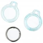 Carcasa de protectie Bizon Locator Keychain compatibila cu Apple AirTag, Mint Green 4 - lerato.ro