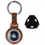Carcasa de protectie Bizon Locator Waterproof compatibila cu Apple AirTag, Maro 4 - lerato.ro