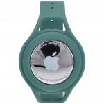 Carcasa de protectie din silicon Bizon Locator Child compatibila cu Apple AirTag, Dedicata copiilor, Verde 5 - lerato.ro