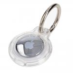 Carcasa de protectie Bizon Locator Keychain compatibila cu Apple AirTag, Transparent 3 - lerato.ro