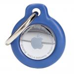 Carcasa de protectie Bizon Locator Keychain compatibila cu Apple AirTag, Albastru 2 - lerato.ro