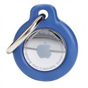 Carcasa de protectie Bizon Locator Keychain compatibila cu Apple AirTag, Albastru