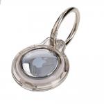Carcasa de protectie Bizon Locator Keychain compatibila cu Apple AirTag, Negru / Transparent 3 - lerato.ro