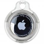 Carcasa de protectie Bizon Locator Keychain compatibila cu Apple AirTag, Negru / Transparent 5 - lerato.ro