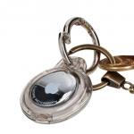 Carcasa de protectie Bizon Locator Keychain compatibila cu Apple AirTag, Negru / Transparent 7 - lerato.ro