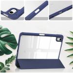Husa  Bizon Tab Clear Matt compatibila compatibila cu iPad 10.9 inch 2022 / 11 inch 2025, Navy Blue 4 - lerato.ro
