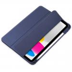 Husa  Bizon Tab Clear Matt compatibila compatibila cu iPad 10.9 inch 2022 / 11 inch 2025, Navy Blue 5 - lerato.ro