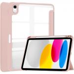 Husa  Bizon Tab Clear Matt compatibila compatibila cu iPad 10.9 inch 2022 / 11 inch 2025, Rose Gold 2 - lerato.ro