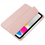 Husa  Bizon Tab Clear Matt compatibila compatibila cu iPad 10.9 inch 2022 / 11 inch 2025, Rose Gold 5 - lerato.ro