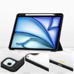 Husa Bizon Tab Clear Matt compatibila cu iPad Air 13 inch 2024, Negru 7 - lerato.ro