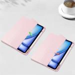 Husa Bizon Tab Clear Matt compatibila cu iPad Air 13 inch 2024, Roz 4 - lerato.ro