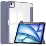 Husa Bizon Tab Clear Matt compatibila cu iPad Air 13 inch 2024, Lavander 2 - lerato.ro