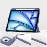 Husa Bizon Tab Clear Matt compatibila cu iPad Air 13 inch 2024, Lavander 7 - lerato.ro