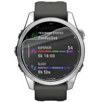 Set 3 folii de protectie Bizon HydroFlex compatibila cu Garmin Fenix 7S, Transparent 3 - lerato.ro