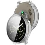 Carcasa cu protectie ecran din sticla securizata BizonMobile compatibila cu Garmin Venu 4 45 mm, Transparent 5 - lerato.ro