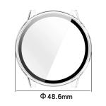 Carcasa cu protectie ecran din sticla securizata BizonMobile compatibila cu Garmin Venu 4 45 mm, Transparent 3 - lerato.ro