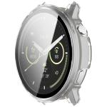 Carcasa cu protectie ecran din sticla securizata BizonMobile compatibila cu Garmin Venu 4 45 mm, Transparent 6 - lerato.ro