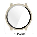 Carcasa cu protectie ecran din sticla securizata BizonMobile compatibila cu Garmin Venu 4 41 mm, Bej 3 - lerato.ro