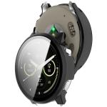 Carcasa cu protectie ecran din sticla securizata BizonMobile compatibila cu Garmin Venu 4 45 mm, Negru 5 - lerato.ro