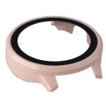 Carcasa cu protectie ecran din sticla securizata BizonMobile compatibila cu Garmin Venu 4 41 mm, Roz 8 - lerato.ro