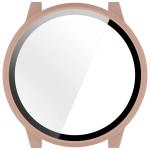 Carcasa cu protectie ecran din sticla securizata BizonMobile compatibila cu Garmin Venu 4 41 mm, Roz 9 - lerato.ro