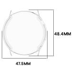 Carcasa cu protectie ecran din sticla securizata BizonMobile Felipe compatibila cu Garmin Venu 4 45 mm, Transparent 3 - lerato.ro