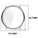 Carcasa cu protectie ecran din sticla securizata BizonMobile Felipe compatibila cu Garmin Venu 4 41 mm, Silver 3 - lerato.ro