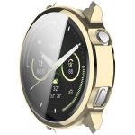 Carcasa cu protectie ecran din sticla securizata BizonMobile Felipe compatibila cu Garmin Venu 4 45 mm, Gold 9 - lerato.ro
