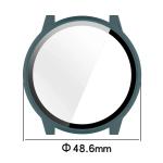 Carcasa cu protectie ecran din sticla securizata BizonMobile compatibila cu Garmin Venu 4 45 mm, Verde 3 - lerato.ro