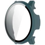 Carcasa cu protectie ecran din sticla securizata BizonMobile compatibila cu Garmin Venu 4 45 mm, Verde 4 - lerato.ro