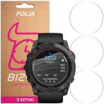 Set 3 folii de protectie Bizon HydroFlex compatibila cu Garmin Fenix 7X Pro, Transparent 2 - lerato.ro