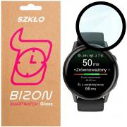 Folie sticla securizata Bizon Watch Edge Hybrid compatibile cu Garmin Venu 4 45mm, Negru