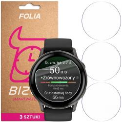 Set 3 folii de protectie Bizon HydroFlex compatibile cu Garmin Venu 4 41 mm, Transparent
