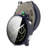 Carcasa cu protectie ecran din sticla securizata BizonMobile compatibila cu Garmin Venu 4 41 mm, Dark Blue 5 - lerato.ro