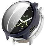 Carcasa cu protectie ecran din sticla securizata BizonMobile compatibila cu Garmin Venu 4 41 mm, Dark Blue 2 - lerato.ro