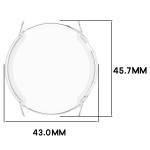 Carcasa cu protectie ecran din sticla securizata BizonMobile Felipe compatibila cu Garmin Venu 4 41 mm, Transparent 3 - lerato.ro