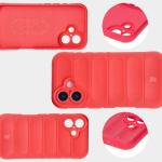 Carcasa Bizon Tur compatibila cu iPhone 16, Rosu 10 - lerato.ro