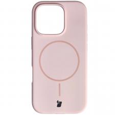 Carcasa Bizon Soft cu MagSafe compatibila cu iPhone 16 Pro, Roz