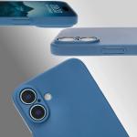 Carcasa Bizon Shell compatibila cu iPhone 16 Plus, Albastru 5 - lerato.ro