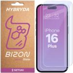 Set 2 folii sticla securizata Bizon Glass Mule compatibile cu iPhone 16 Plus, Transparent 4 - lerato.ro