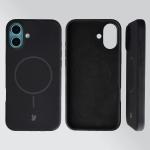 Carcasa Bizon Soft cu MagSafe compatibila cu iPhone 16 Plus, Negru 6 - lerato.ro